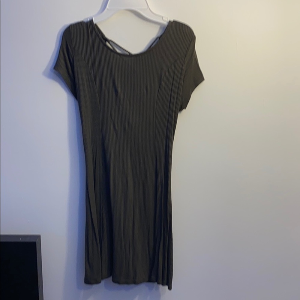 Army green BODYCON dress